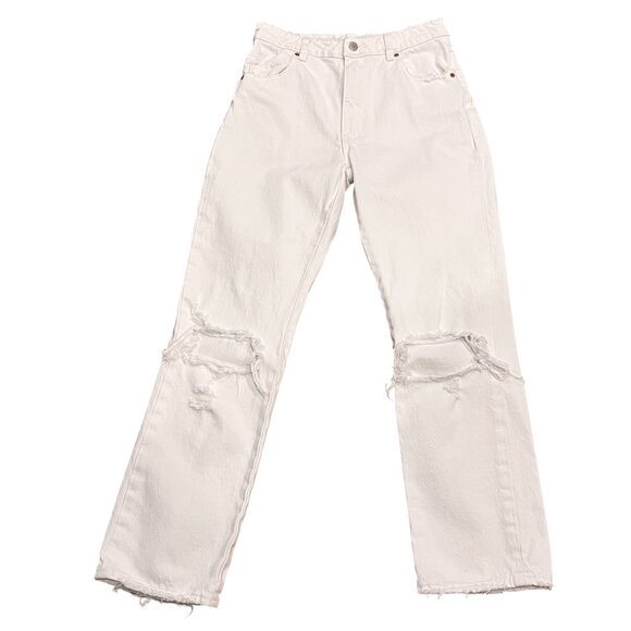 Rolla's High Rise Straight Jeans, Layla White, 28 - Picture 12 of 12